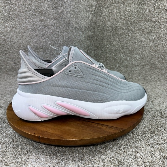 Women's adidas Originals Adifom SLTN Lifestyle Shoes Grey / Clear Pink women 9.5 - Picture 6 of 8
